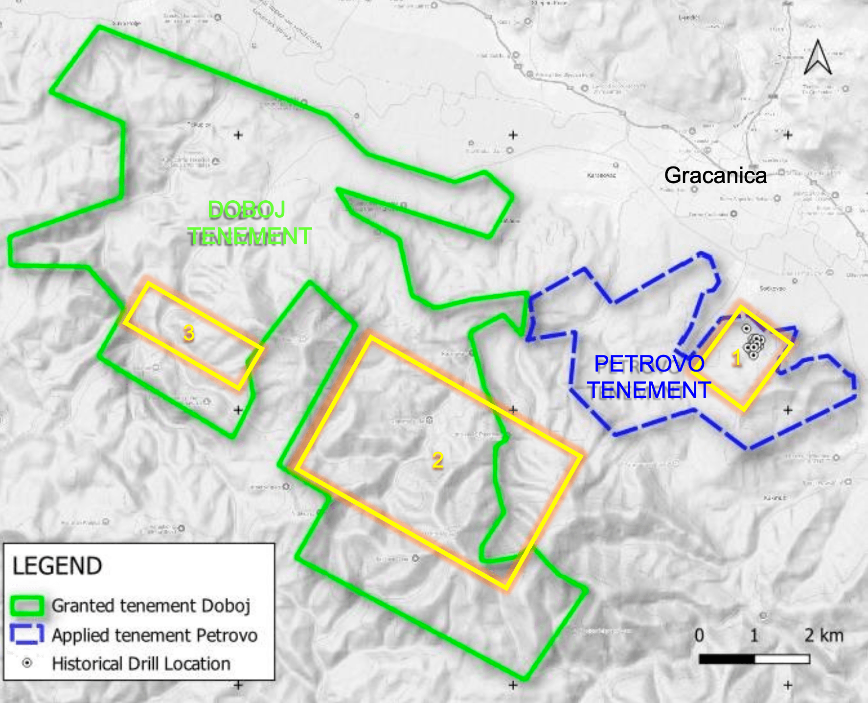 Sockovac project tenement map
